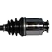 GSP NCV66501 CV Axle Shaft Assembly - Left or Right Front (Driver or Passenger Side)