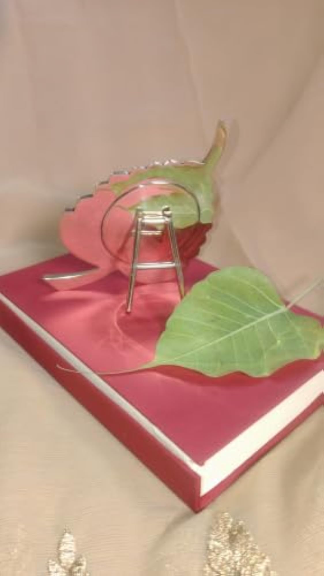 Aranmula Kannadi Krishna Banyan Leaf Model Metal Mirror