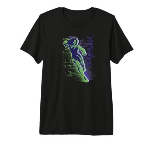T-shirt She-Hulk Marvel confortable et résistant au lavage imprimé graffiti