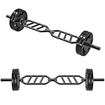 Kipika Barbell Olympic Trap Bar, Hex Bar, Shrug Bar, Deadlift Bar with Folding Handles - Multi-Grip Barbell, Swiss Bar, American Bar, Football Bar, Fits 2" Olympic Plates - Image 2