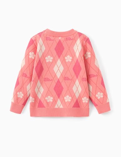 Disney Stitch Frozen Elsa Minnie Mouse Toddler Girl Knit Sweater Button up Cardigan Long Sleeve Crewneck Pullover 2-13 Years2