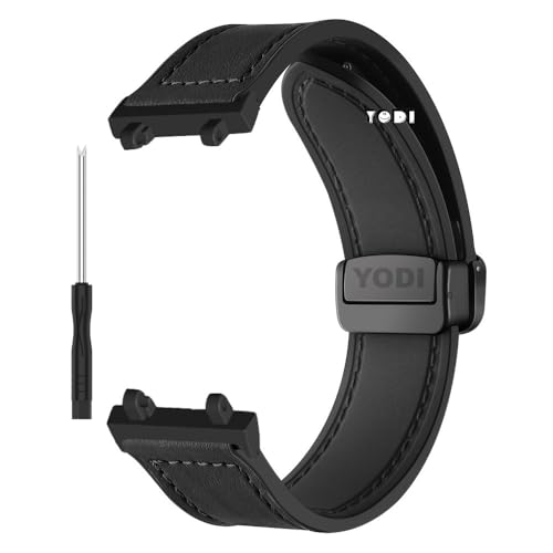 Image of YODI Strap Band Compatible with Amazfit T-Rex 2 Smartwatch Only Soft Silicone | Nylon | Chain | Leather Watch Straps with Installation Adjuster Tool For Amazfit TRex 2