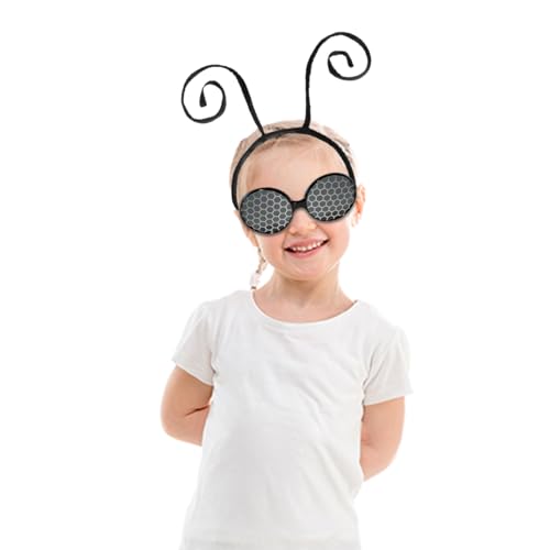 Image of FancyPants FunTime Bee Fly Sunglasses, Bumble Bee Accessory for Kids and Adults, Fun Oversized Bug-Inspired Glasses