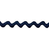Zackenlitze - 11 mm, marine, 50 m
