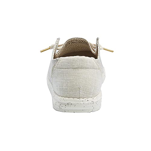 Image of HEYDUDE Women's Wendy Chambray | Women's Shoes | Women's Lace Up Loafers | Comfortable & Light-Weight