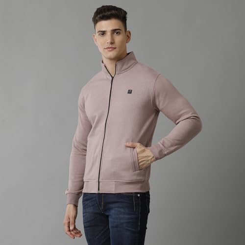 Image of Cavallo by Linen Club Men's Cotton Violet /Purple Solid Casual Short Length Jacket