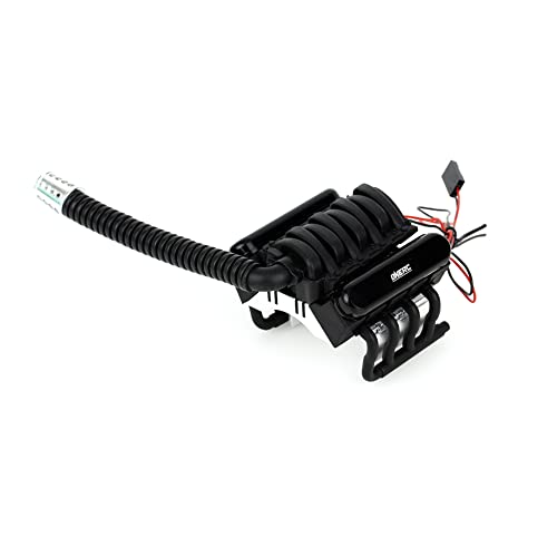 Onerc Model Rc Electric Motor Heat Sink Heatsink With 5V Cooling Fan For 1/8 1/10 Rc Car Crawler Truck Buggy 540 550 3650 Size Motor Upgrades Parts (Silver) #TOP2