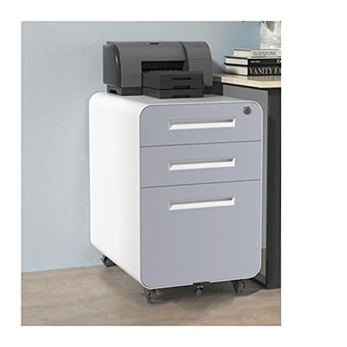 Archivador vertical de metal con solución de almacenamiento de cerradura y llave para oficina en casa, diseño 3D (1,2 mm de espesor)