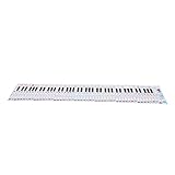 UKCOCO Tabla Práctica Portátil Para Piano De 88 Teclas, Guía De Teclado y Papel De Simulación Para Principiantes, Ayuda Para Aprendizaje y Ejercicios De Dedos