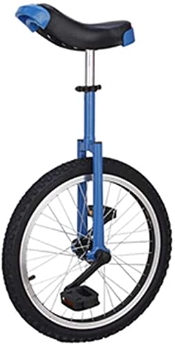 Monocykl dla dorosłych dzieci 20-calowy gruby pierścień aluminiowy Czarny Opona Koło Unicykl/Ergonomiczna konstrukcja siedziska Trenażer dla dorosłych Unicykl/Z dyszą gazową Lampa i bagażnik do park