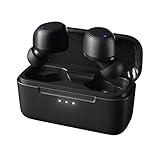 vinyl by Skullcandy True Wireless Bluetooth Earbuds with Mic, 14 Hours of Total Battery Life, Hands Free Calling and Charging Case, Sweat and Water Resistant - Black - Image 2