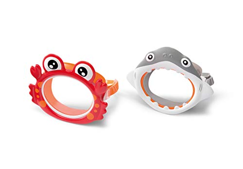 Intex 55915.0 Gafas De Natación, Unisex Niños, Rojo, Talla Única