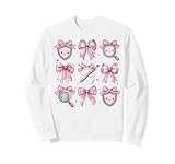 Versicherungsagent Versicherungsmakler Mädchen Mama Rosa Kokette Schleife Sweatshirt