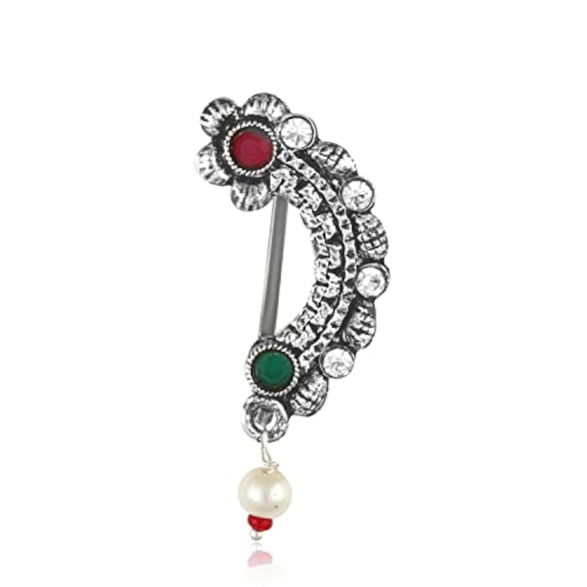 Women's Elegant Peacock Style Designed Nath/Nosepins