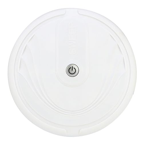 Hbbgdiy Aspirapolvere per bambini Giocattolo Realistico robot rotondo per la pulizia dei bambini, Giocattolo per la pulizia dei senza fili alimentato a batteria, Divertente gioco di finzione Rob