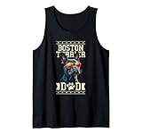 uomo boston terrier dad boston bull bostie dog canotta