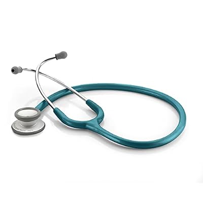 ADC Adscope Lite 619 Ultra Lightweight Clinician Stethoscope with Tuneable AFD Technology, 31 inch Length, Teal