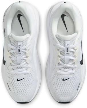 Nike Big Kids' Winflo 12 Road Running Shoes, White/Black-Pure Platinum, 4.5Y - 2