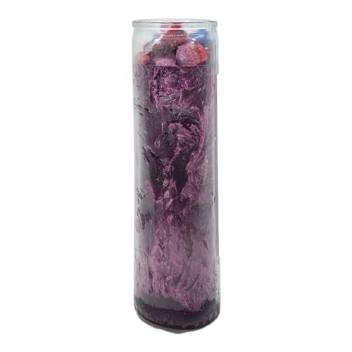 TICK-Palm Wax Spiritual Intention Spell Candle-[Purple] | Vela CASA ESOTERICA PERFUMADA- (GARRAPATA)