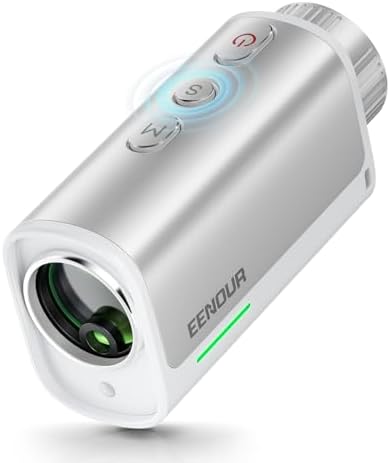 （21:30時点） EENOUR ゴルフレーザー距離計 U1/U2 超小型 最速0.02s測定 3点間距離 7倍望遠 高透過 単レンズ ミニ 単眼 距離計測器 874yd対応 専用ケース付き (LCD黒表示 U1, ホワイト)