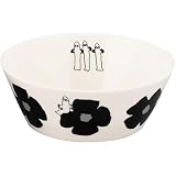 山加商店 MOOMIN (ムーミン) 「 クカット」 サラダボウル シチューボウル 約径14×5cm 340ml ニョロニョロ 女性 ギフト 誕生日 食器 グッズ 雑貨 黒 MM10004-358