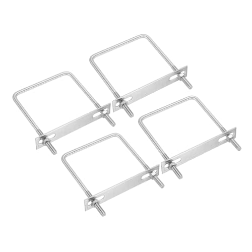 Boulon en U carré M8x100x140mm PATIKIL en acier inoxydable pour remorque de ski
