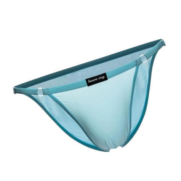 bnf® 2xmens ice silk low rise briefs underwear string bikini adjustable light blue clothing shoes & accessories | mens clothing | underwear