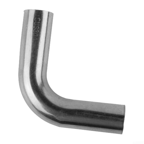 90 Degree Stainless Steel Elbow Mandrel Bend Tube for Automotive and Industrial Exhaust Systems with 304 Stainless Steel (19mm)