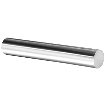 Eoiips 1" Diameter 304 Stainless Steel Round Rod Solid Rod 10" in Length, for DIY Metal Craft & Metal Working Hobbies, 1pcs