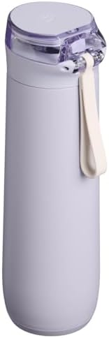 STANLEY Flowstate Spring Bottle | Leakproof Water Bottle with Carry Strap & Flip-Top Locking Lid | Insulated Stainless Steel | Fits Most Cup Holders | BPA-Free | 20 oz | Purple Dust — view 2