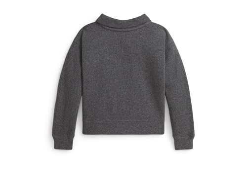 POLO RALPH LAUREN Girls' Logo Fleece Polo Sweatshirt (Toddler/Little Kid)2