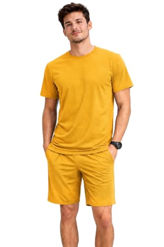 Image of Swimming Costume for Man | Co Ords for Men | Swim Suit for Men - Lightweight Quick Dry Beach & Gym Set Built to Water & Training