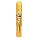Theo Wanne Durga 5 Baritone Saxophone Mouthpiece - 24 Carat Gold Plated - Versatile - Bright but Full - Huge Core Sound - Includes Reed Replacer Cap