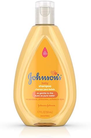 Johnson's Baby Shampoo with Gentle Tear Free Formula, Travel Size, 1.7 Fl Oz