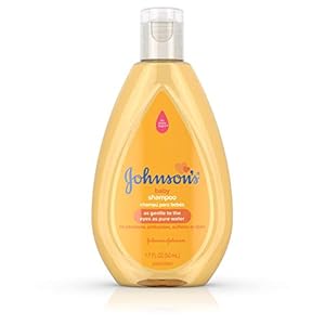 Johnson’s Baby Shampoo with Gentle Tear Free Formula, Travel Size, 1.7 Fl Oz