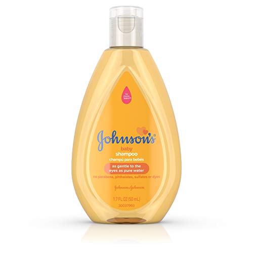 Johnson’s Baby Shampoo with Gentle Tear Free Formula, Travel Size, 1.7 Fl Oz