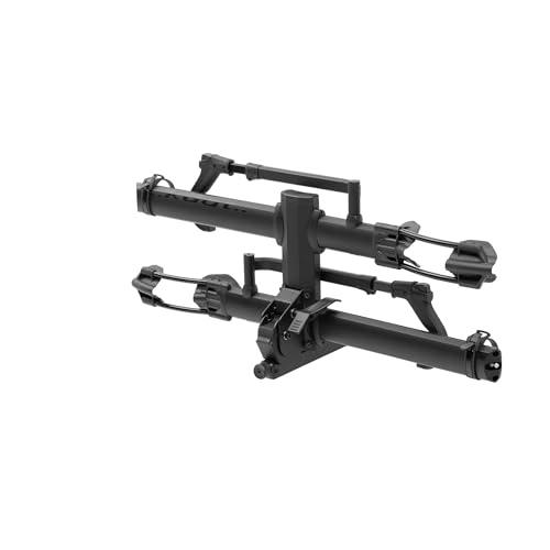 KUAT NV Base 2.0-1.25\" Hitch-Mounted 2-Bike Rack | Mountain Bike, Road Bike, Gravel Bike, or E-Bike Compatible Hitch Rack | No-Tool Install | Pivot System | All-Metal Robust Construction