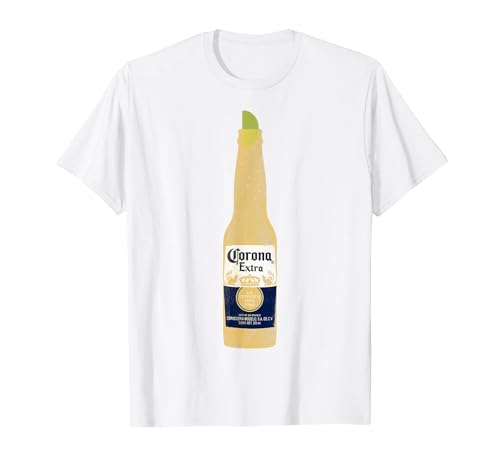 Image of Corona Bottle Logo T-Shirt T-Shirt, Men, White, 3X-Large