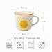 Imagen de TREEWOO Lindo Tiempo Taza de Cerámica 380ML con Asa paraCafé Té Leche Agua Hombres Mujeres Navidad Cumpleaños Aniversario Acción de Gracias Regalo