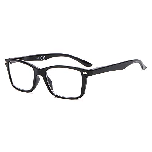 Suertree Brille Lesebrille Gelbe Brille UV-Schutz Computerbrille Game Brille (2.0x Dioptrien, 5pc BM151)