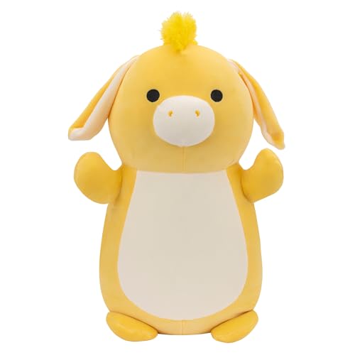 Image of Squishmallows HugMees Original 14-Inch Gavyn Yellow Donkey - Ultrasoft Official Jazwares Large Plush