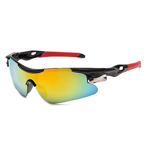 BSLVWG Polarised Sports Sunglasses for Men Women Driving Sunglasses UV400 Protection Sports Sunglasses for Cycling Running Fishing Golfing Outdoor Activities Unbreakable Frame (Orange) — image 1