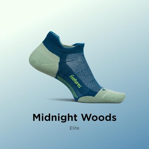 Image of Feetures Elite Max Cushion No Show Tab - Running Socks for Men & Women, Athletic Compression Socks, Moisture Wicking