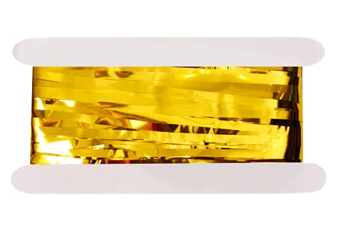 1 Piece Metallic Tinsel Foil Fringe Curtain, Shiny Hanging Streamers, Long Strands Decoration, Colourful Sparkle - Image 3
