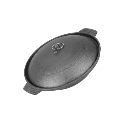 PRETYZOOM Olla De Hierro Fundido Cazuela Para Arroz Pollo Estofado Olla Casera Duradera