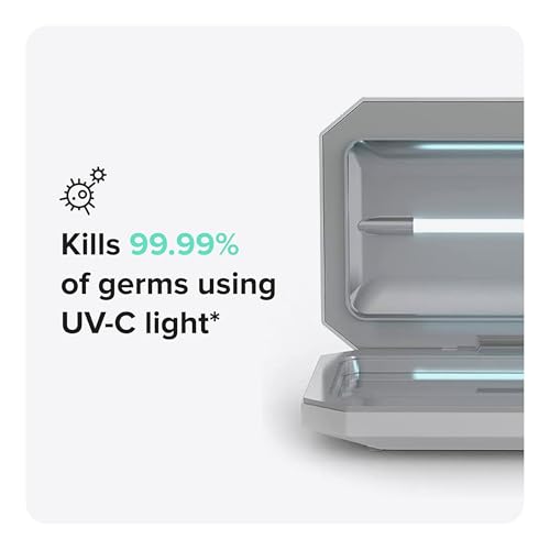 Image of PhoneSoap Basic Cell Phone UV Light Sanitizer Box | Patented and Clinically Proven 360 Degree UV Light Sanitizer | (Black)