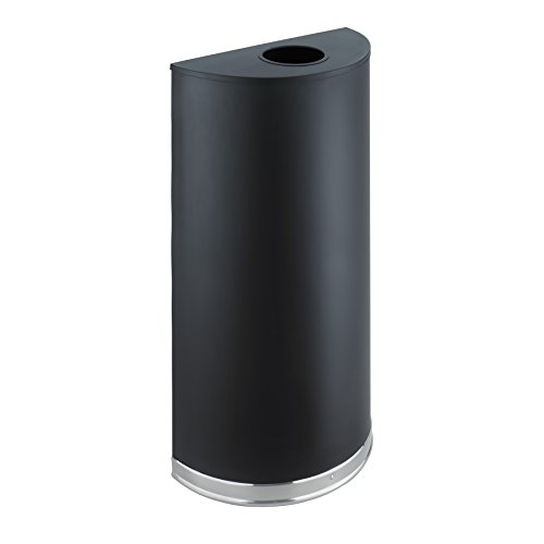 Safco-Half-Round-Receptacle-Space-Saving-Trash-Can-Recycling-Bin-with-Included-Slot-Round-Half-Circle-Lids-15-Gallons