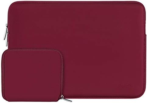 MOSISO Laptop Sleeve Compatible with MacBook Air/Pro Retina, 13-13.3 inch Notebook, Compatible with MacBook Pro 14 inch 2022 2021 M1 Pro/M1 Max A2442, Neoprene Bag Cover with Small Case, Deep Teal