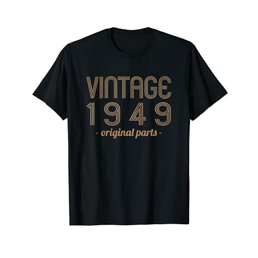 Vintage 1949 - Piezas originales - 70 cumpleaños Camiseta