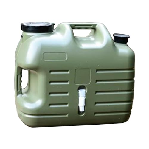 wisoolkic Jarra de Almacenamiento de Agua de Gran Capacidad con Grifo, portátil, para Actividades al Aire Libre, sin Olor, para emergencias en Coche.
